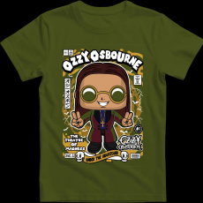 Createyou Ozzy Osbourne - Férfi - Sötétzöld - XL