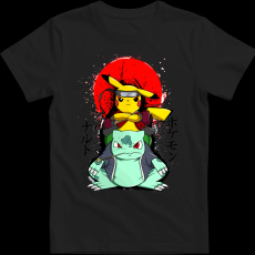 Createyou Pikachu 2 - Férfi - Fekete - 3XL