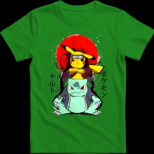 Createyou Pikachu 2 - Férfi - Zöld - XL férfi póló