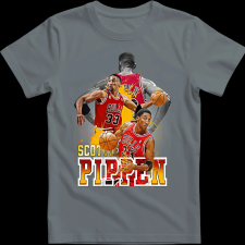 Createyou PIPPEN - Gyermek - Szürke - XS gyerek póló