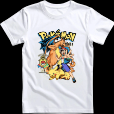 Createyou POKEMON - Férfi - Fehér - XL