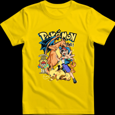 Createyou POKEMON - Férfi - Sárga - L férfi póló