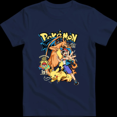 Createyou POKEMON - Férfi - Sötétkék - XL