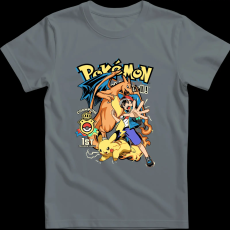 Createyou POKEMON - Férfi - Szürke - XL