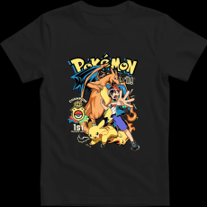 Createyou POKEMON - Gyermek - Fekete - XS