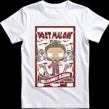 Createyou Post Malone - Férfi - Fehér - 3XL férfi póló