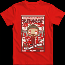 Createyou Post Malone - Férfi - Piros - 3XL