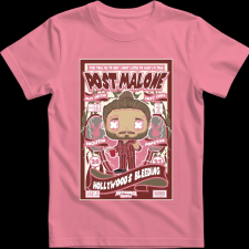 Createyou Post Malone - Gyermek - Pink - XL gyerek póló