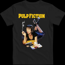 Createyou Pulp Fiction - Férfi - Fekete - L férfi póló