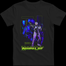 Createyou Robocop - Férfi - Fekete - XL férfi póló