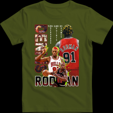 Createyou RODMAN - Férfi - Sötétzöld - 3XL férfi póló