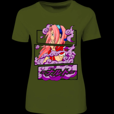 Createyou Sakura Haruno - Női - Sötétzöld - 2XL női póló