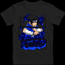 Createyou Sasuke Uchiha - Férfi - Fekete - M férfi póló