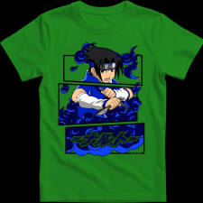 Createyou Sasuke Uchiha - Férfi - Zöld - XL férfi póló