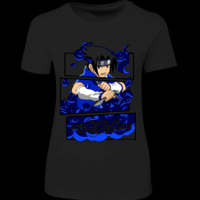 Createyou Sasuke Uchiha - Női - Fekete - XL női póló