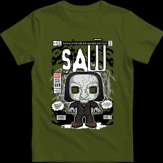 Createyou Saw Billy - Férfi - Sötétzöld - 3XL