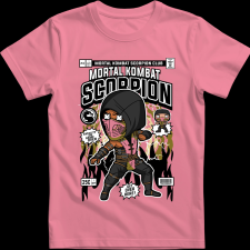 Createyou Scorpion - Férfi - Pink - 2XL férfi póló