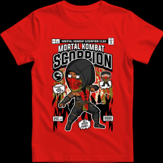 Createyou Scorpion - Férfi - Piros - 3XL