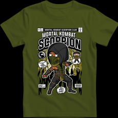 Createyou Scorpion - Férfi - Sötétzöld - 3XL