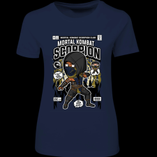 Createyou Scorpion - Női - Sötétkék - XL női póló
