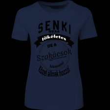 Createyou Senki sem... szakácsok - Női , Sötétkék , L női póló