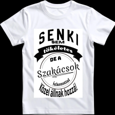Createyou Senki sem... szakácsok - Férfi - Fehér - S