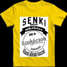 Createyou Senki sem... szakácsok - Férfi - Sárga - XL