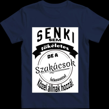 Createyou Senki sem... szakácsok - Férfi - Sötétkék - M férfi póló