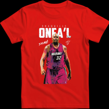 Createyou SHAQ O'NEAL - Férfi - Piros - M férfi póló
