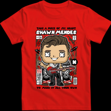 Createyou Shawn Mendes - Gyermek - Piros - M