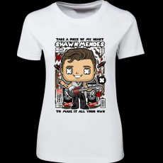 Createyou Shawn Mendes - Női - Fehér - 2XL