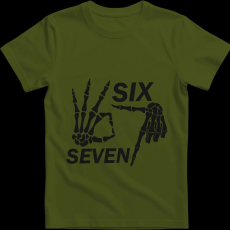 Createyou Six-Seven csontkéz - Gyermek - Sötétzöld - XL