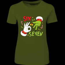 Createyou Six Seven - Női - Sötétzöld - M női póló