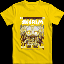 Createyou Skyrim - Gyermek - Sárga - XS gyerek póló