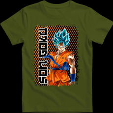 Createyou SON GOKU - Férfi - Sötétzöld - L