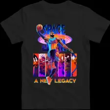 Createyou SPACE JAM - Férfi - Fekete - M férfi póló