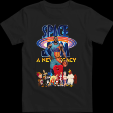 Createyou SPACE JAM LEBRON JAMES - Gyermek - Fekete - L gyerek póló