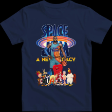 Createyou SPACE JAM LEBRON JAMES - Gyermek - Sötétkék - XL