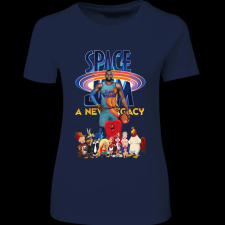 Createyou SPACE JAM LEBRON JAMES - Női - Sötétkék - 2XL női póló