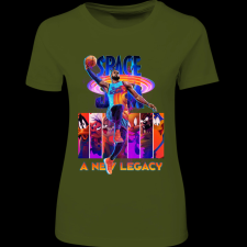 Createyou SPACE JAM - Női - Sötétzöld - 2XL női póló