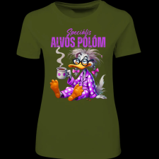Createyou Speciális alvós pólóm - Női , Sötétzöld , M női póló