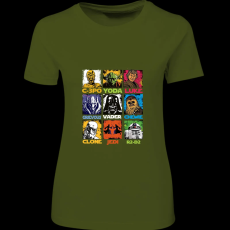 Createyou Star Wars 2 - Női - Sötétzöld - 2XL