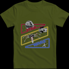 Createyou Star Wars 4 - Gyermek - Sötétzöld - M gyerek póló