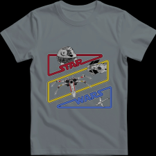 Createyou Star Wars 4 - Gyermek - Szürke - M gyerek póló