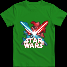 Createyou Star Wars 5 - Gyermek - Zöld - XL gyerek póló