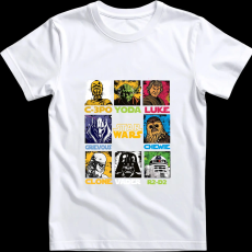 Createyou Star Wars - Férfi - Fehér - 2XL