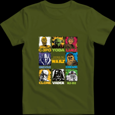 Createyou Star Wars - Férfi - Sötétzöld - S