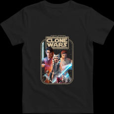 Createyou Star Wars Klón háborúk 2 - Férfi - Fekete - 3XL