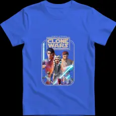 Createyou Star Wars Klón háborúk 2 - Férfi - Királykék - 2XL