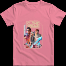 Createyou Star Wars Klón háborúk 2 - Férfi - Pink - 2XL